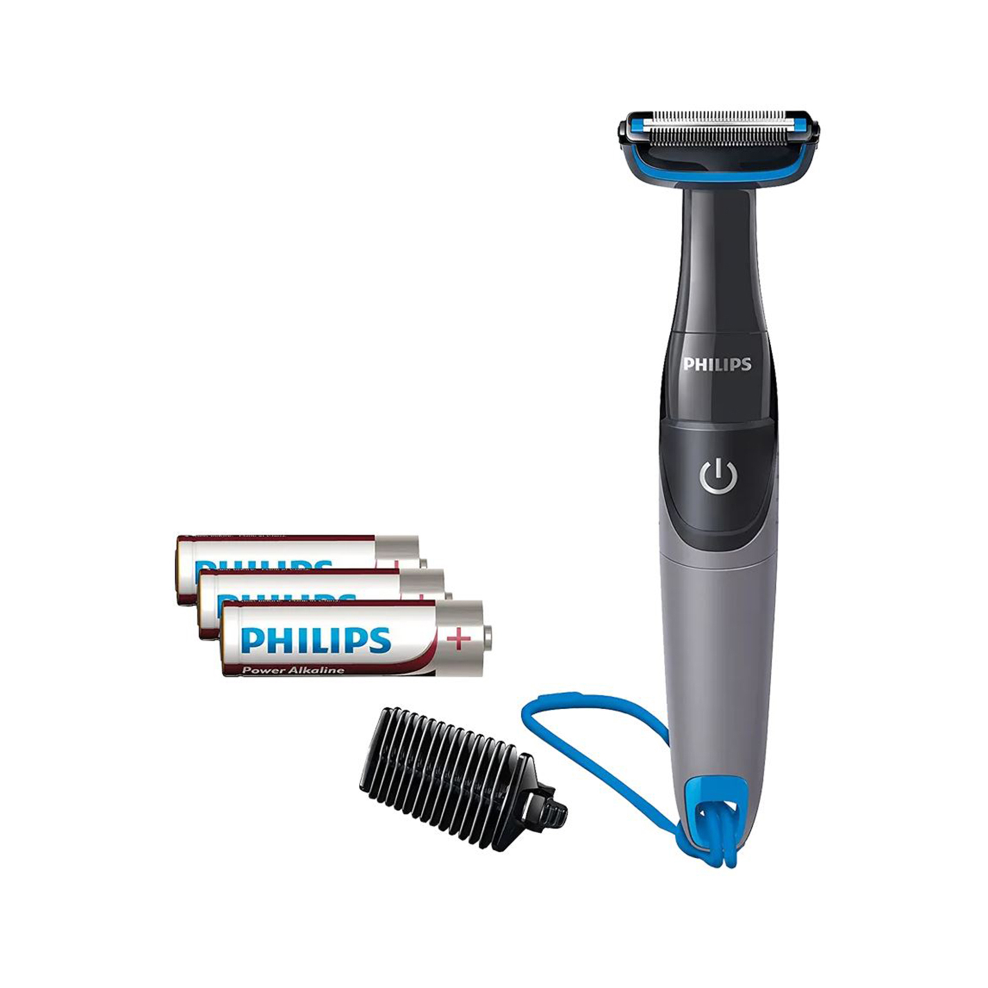 PHILIPS BG 1025/15 Showerproof Battery Powered Body Groomer Shaver For Men, - Thumbnail 2