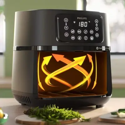 Philips HD9285 7.2 Ltr Air fryer With 2000w - Thumbnail 3