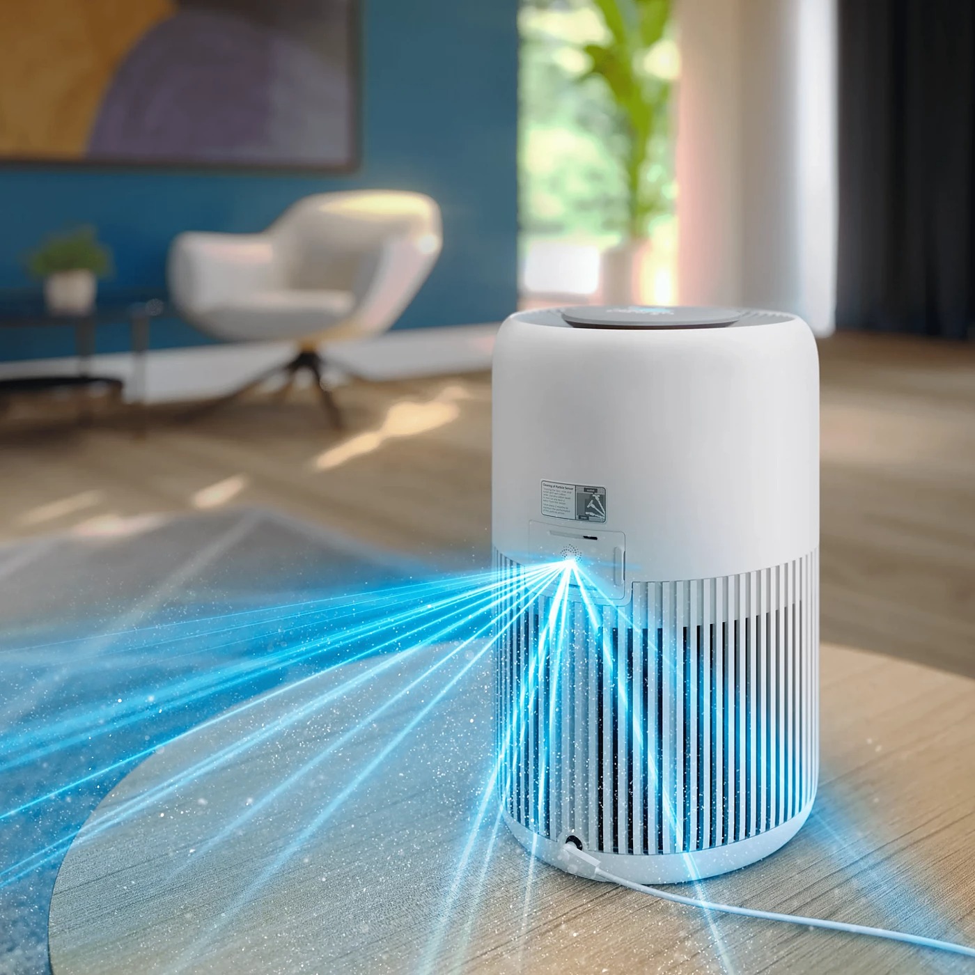 Philips PureProtect Mini 900 Series AC0920/10 Air Purifier for Home & Bedroom - Thumbnail 5