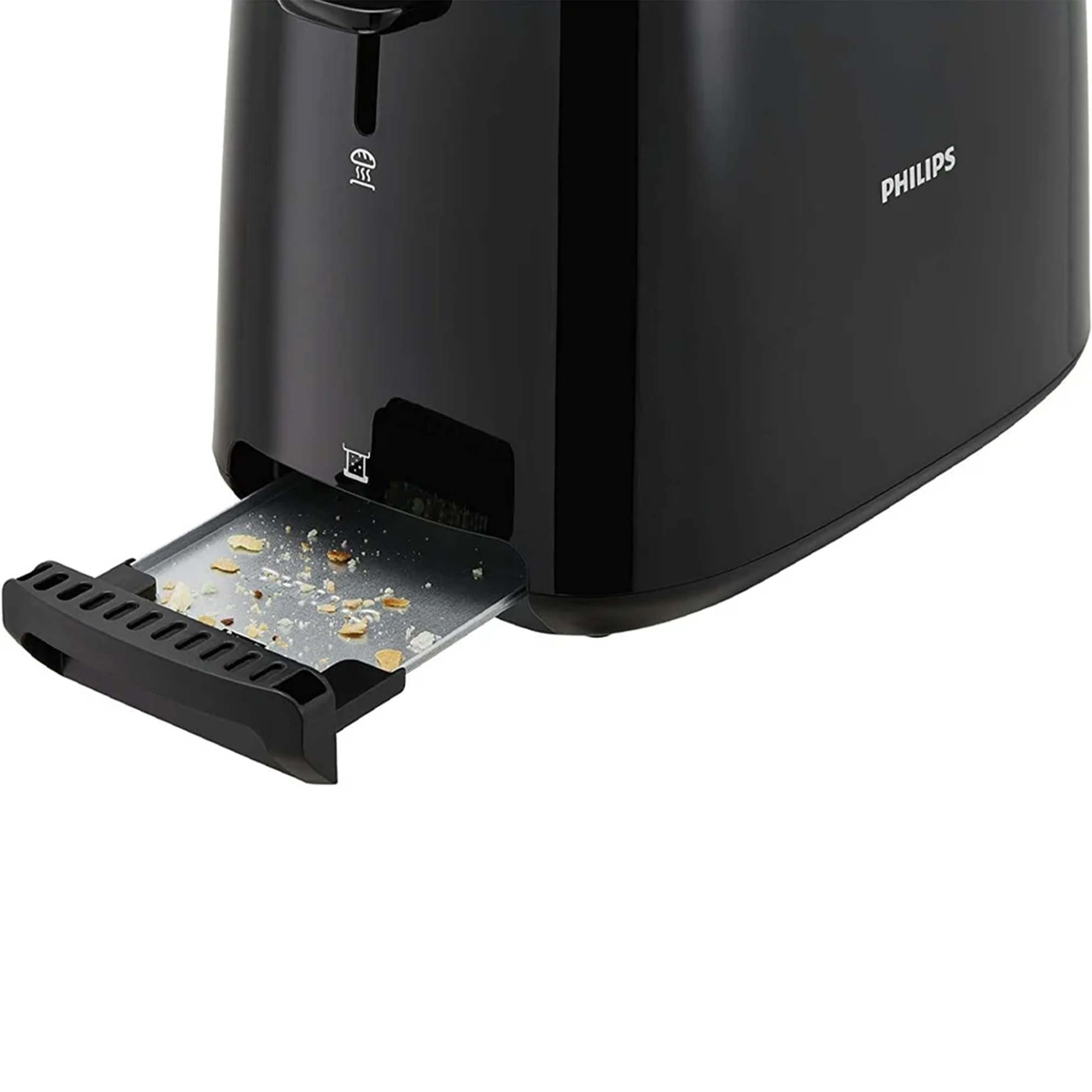Philips Daily Collection Toaster HD2581/91 – 2 Slice, Wide Slot, Black - Thumbnail 2