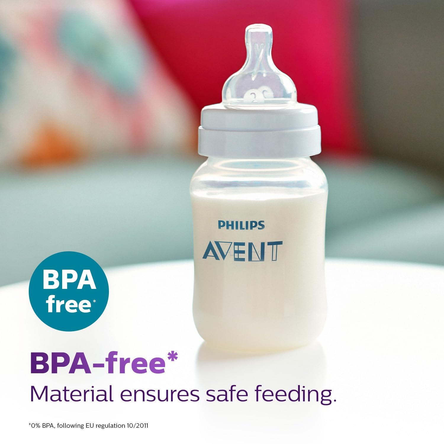 Philips Avent Anti-Colic SCY103/20 Baby Feeding Bottles | 9oz/260ml - Pack of 2 - Thumbnail 3
