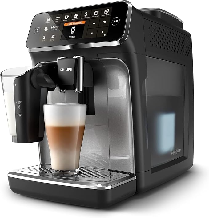 Philips 4300 Series Fully Automatic Espresso Machine (EP4346/70) – LatteGo, 8 Coffee Varieties, TFT Display, 15 Bar Pressure - Thumbnail 5