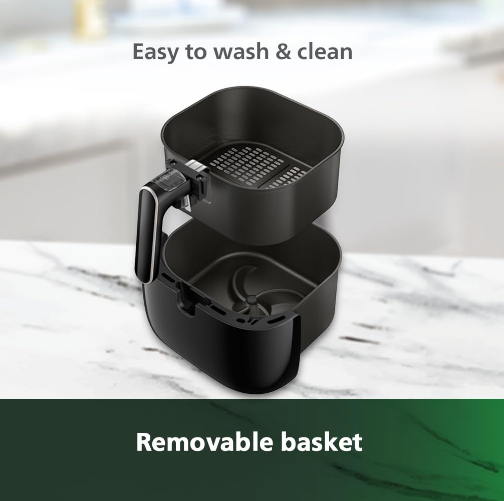 Philips Air Fryer HD9255/90 Digital 5000 Series Connected Smart – 4.1Ltr, Wi-Fi Enabled, 13-in-1 Cooking Functions - Thumbnail 2