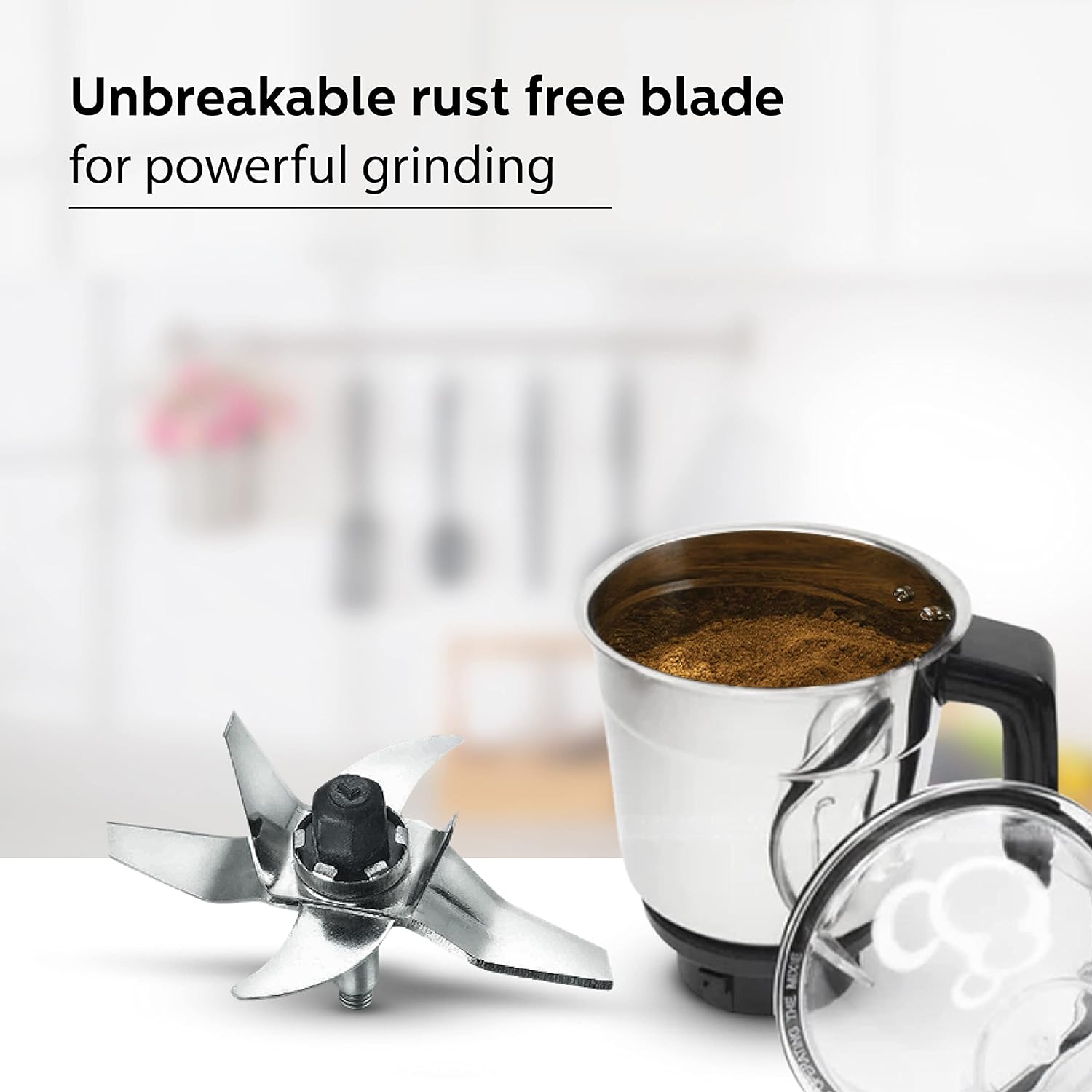 Phillips HL7704/00 black 1000 Juicer Mixer Grinder (4 Jars, Black) - Thumbnail 3