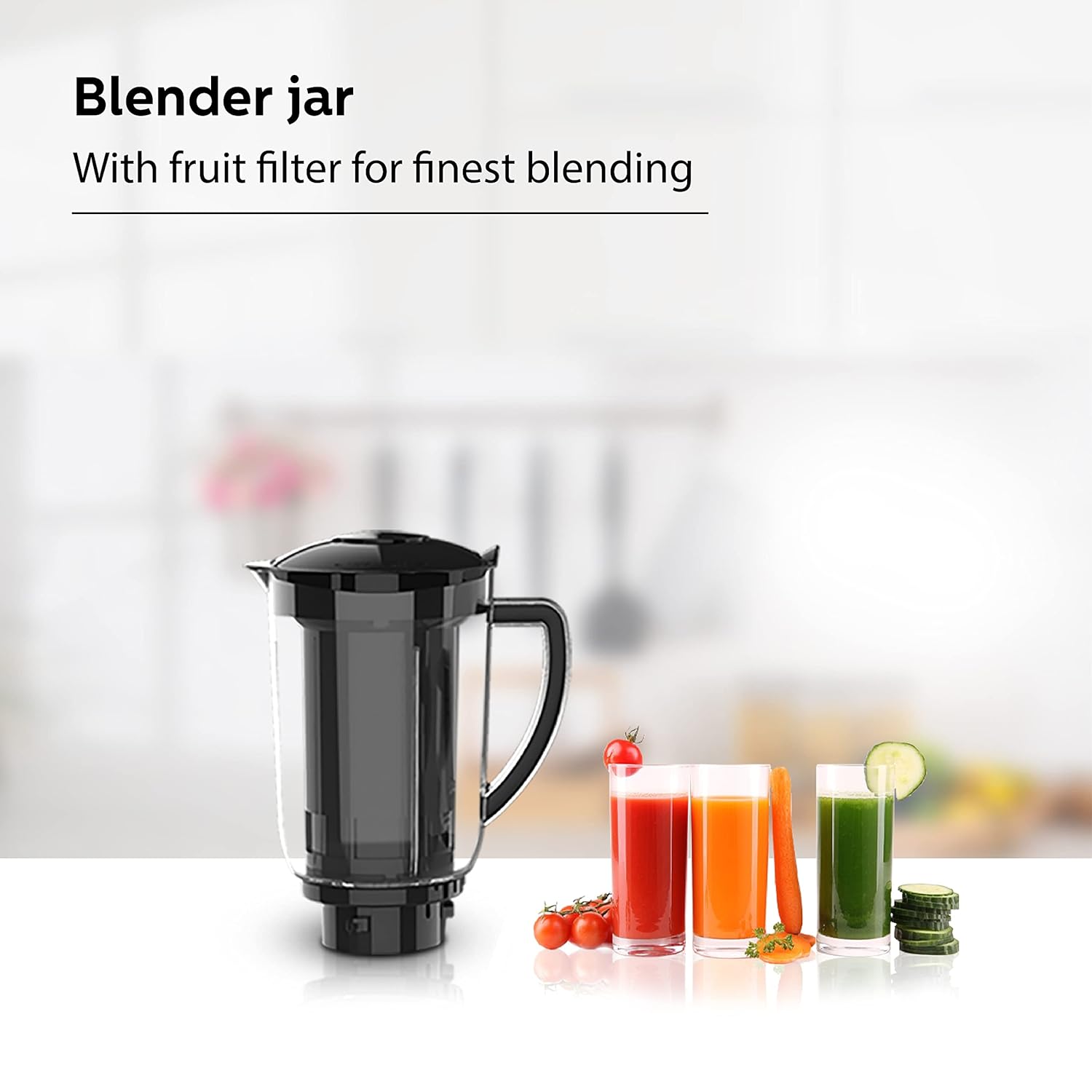 Phillips HL7704/00 black 1000 Juicer Mixer Grinder (4 Jars, Black) - Thumbnail 4