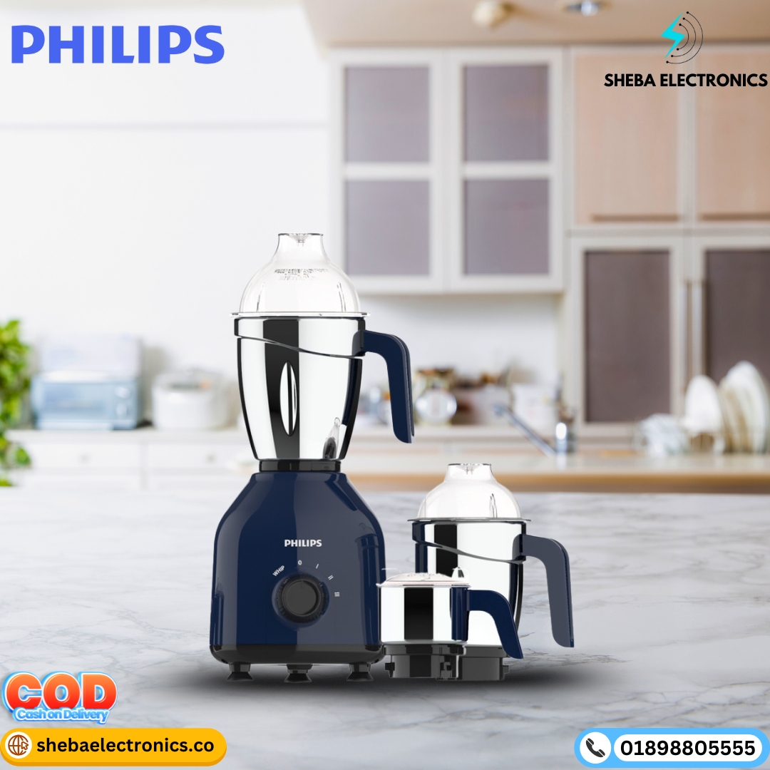 Philips HL7757/01 Mixer Grinder 750Watts 3 Jars - Premium Blue - Thumbnail 2
