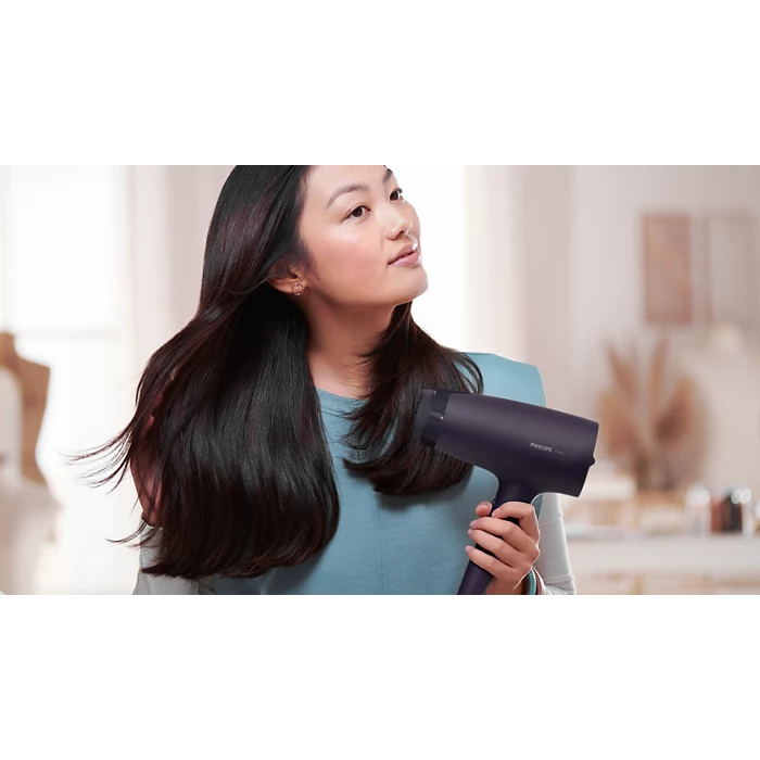 Philips 3000 Series Hair Dryer BHD350 – ThermoProtect 2100W | Advanced Ionic Care, Fast & Gentle Drying - Thumbnail 6