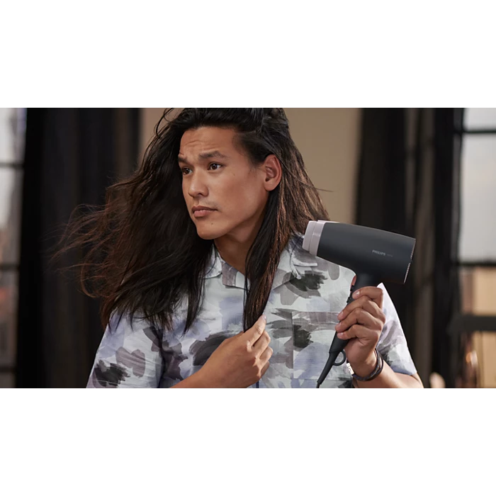 Philips 3000 Series Hair Dryer BHD351 – Powerful Drying with ThermoProtect Technology-2100W powerful motor - Thumbnail 3