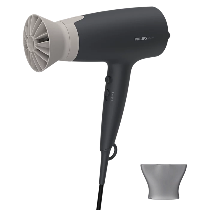 Philips 3000 Series Hair Dryer BHD351 – Powerful Drying with ThermoProtect Technology-2100W powerful motor - Thumbnail 6