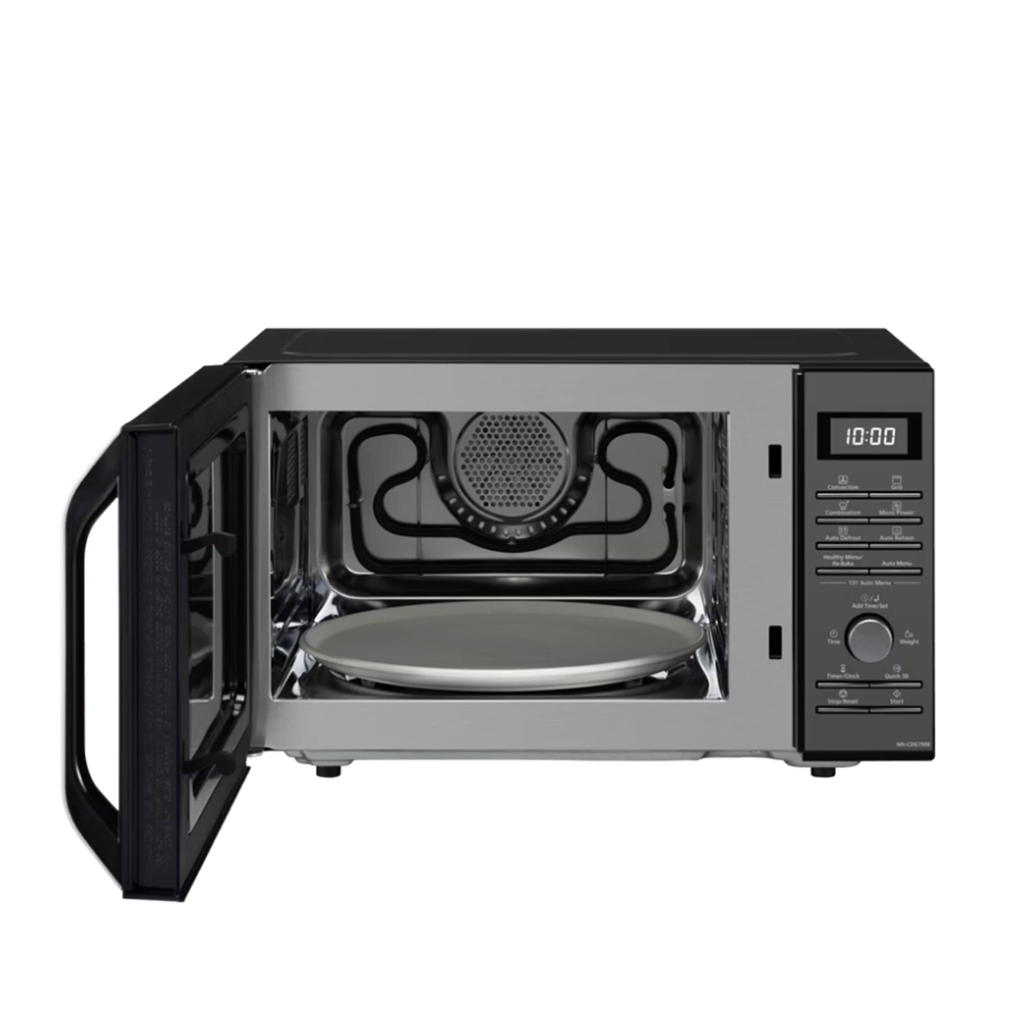 Panasonic Convection Microwave Oven – NN-CD67 (Black) 27L 4-In-1 Healthy Air Frying | 131 Auto Menus | Convection + Grill + Microwave | 1-Year Warranty - Thumbnail 4