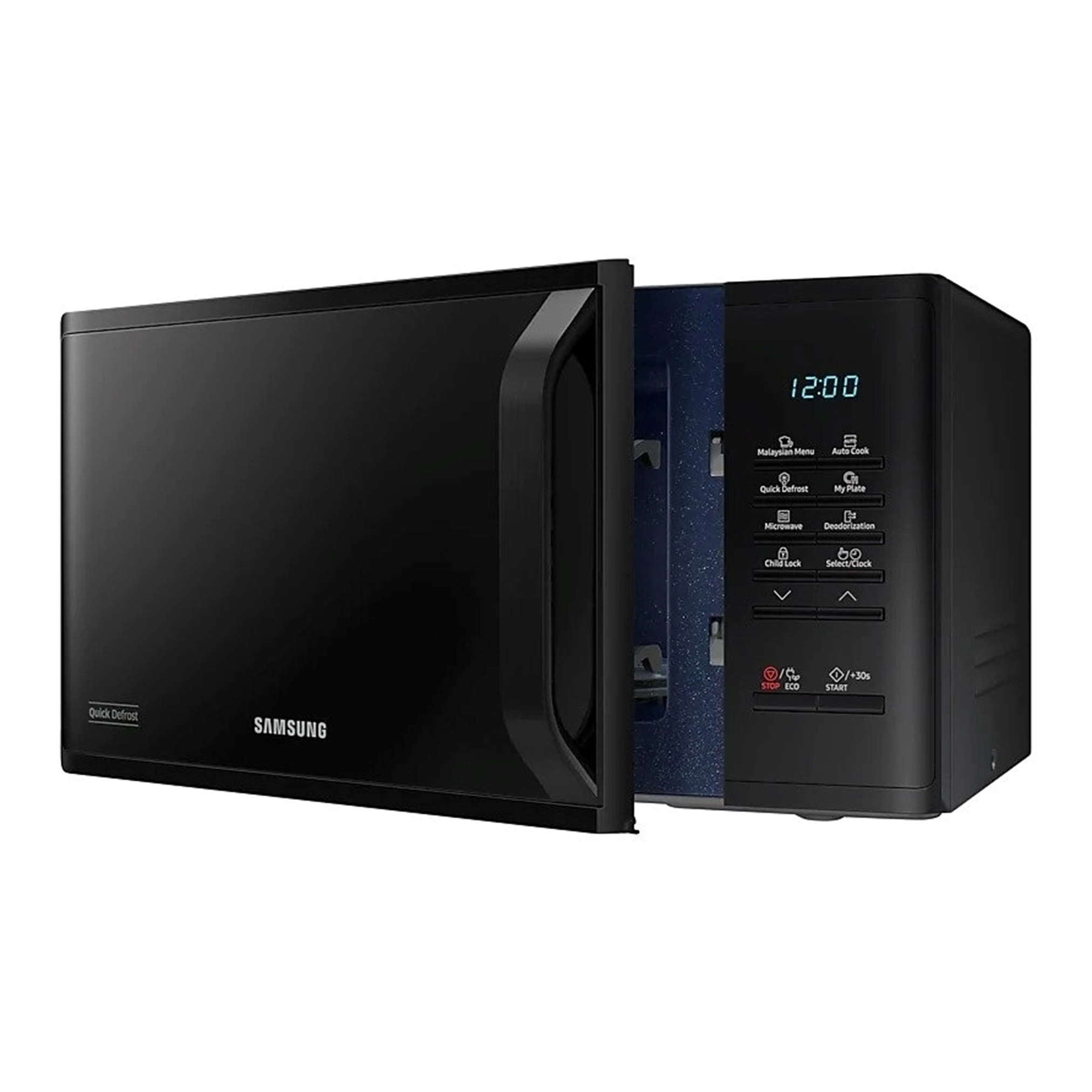Samsung 23L Solo Microwave Oven MS23K3513AK/D2 - Thumbnail 3