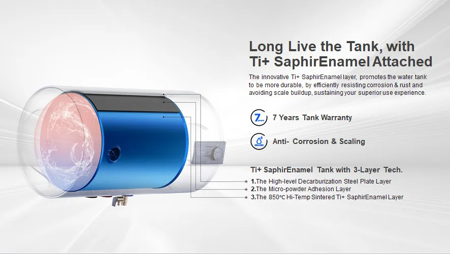 Midea D30-15A - Geyser / Water Heater 30L - White ||2000W - Thumbnail 2