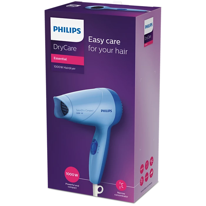 PHILIPS HP8142/00 1000 Watts Hair Dryer (Blue) - Thumbnail 2