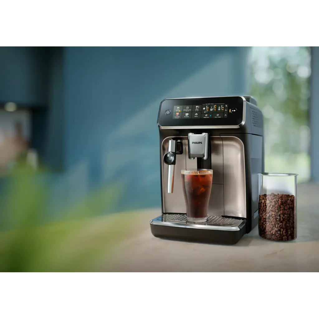 Philips Series 3300 Fully Automatic Coffee & Espresso Machine with Iced Coffee – EP3343/31 - Thumbnail 3
