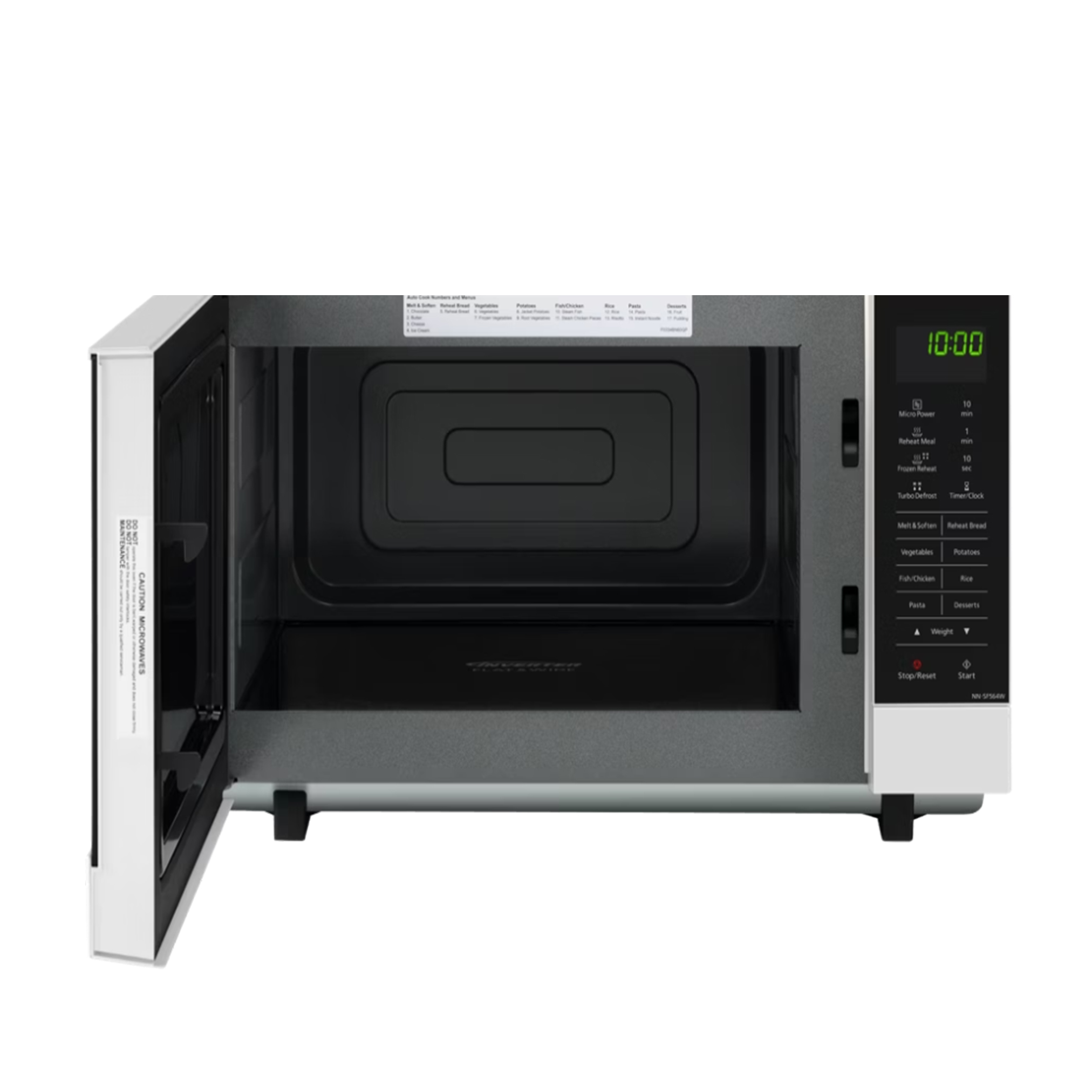 Panasonic NN-SF564W Inverter Microwave Oven - 27 Liter - Thumbnail 2
