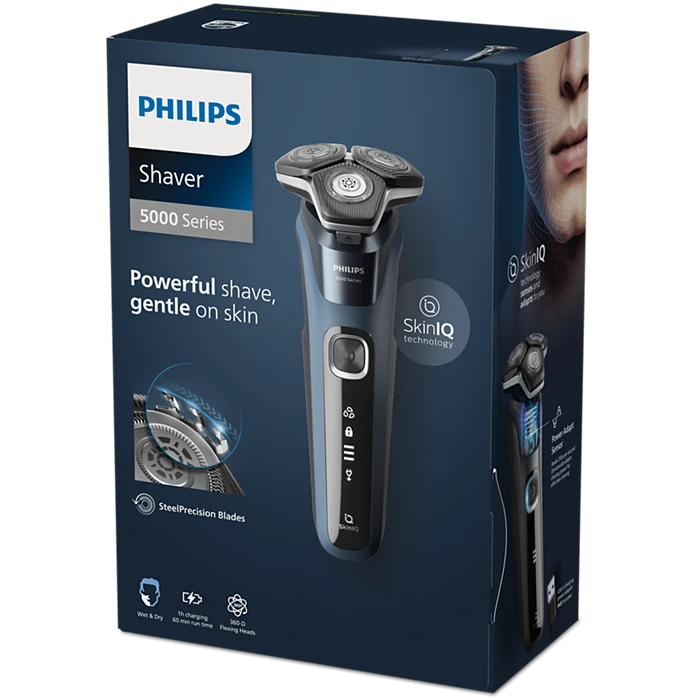 Philips Shaver S5880 Powerful Shave – 5000 Series,Gentle on Skin - Thumbnail 2