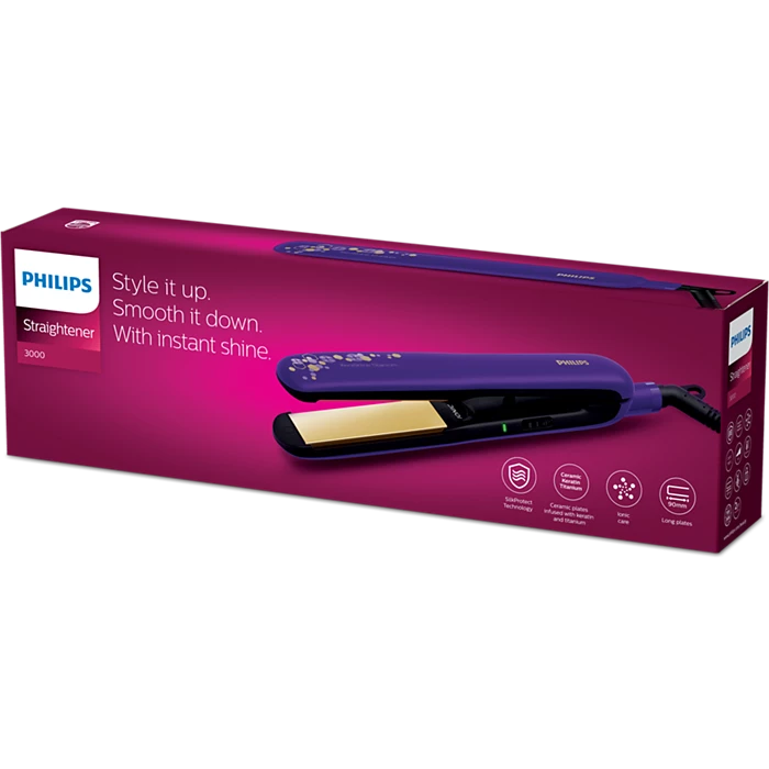 Philips Hair Straightener BHS336/00 – Purple - Thumbnail 5