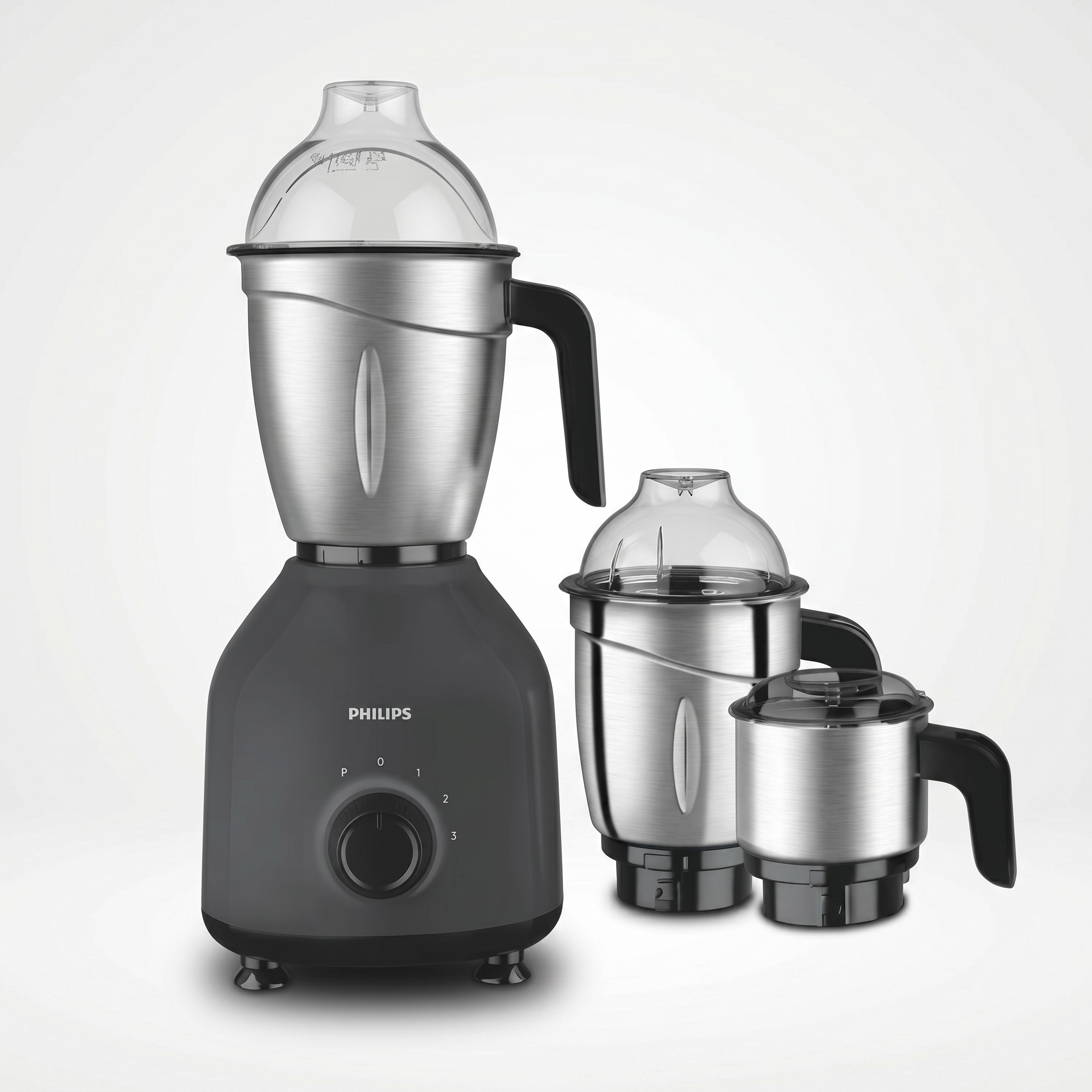 Philips HL7757/00 Mixer Grinder 750Watts Turbo Motor– 3 Stainless Steel Jars | 2 Years Warranty (Black) - Thumbnail 5