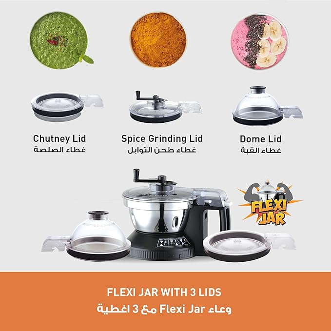 Panasonic Monster MX-AE375 Mixer Grinder & 2000W With 3jar - Thumbnail 4