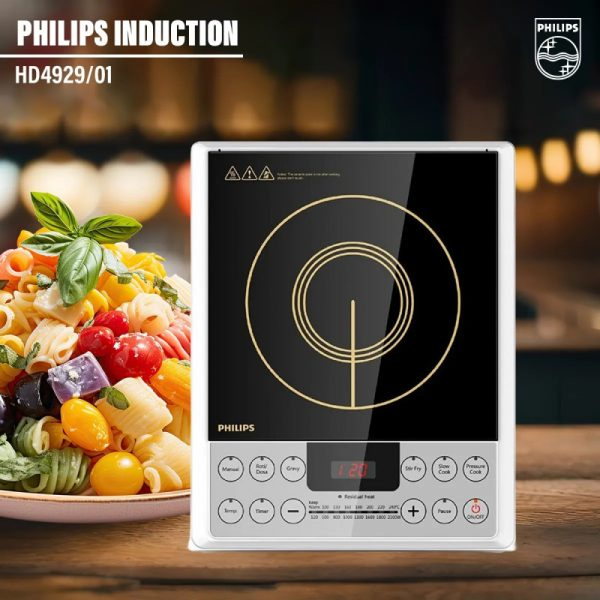 Philips HD4929 Induction Cooker with Auto-Off Function 2100-Watt (Black) - Thumbnail 2