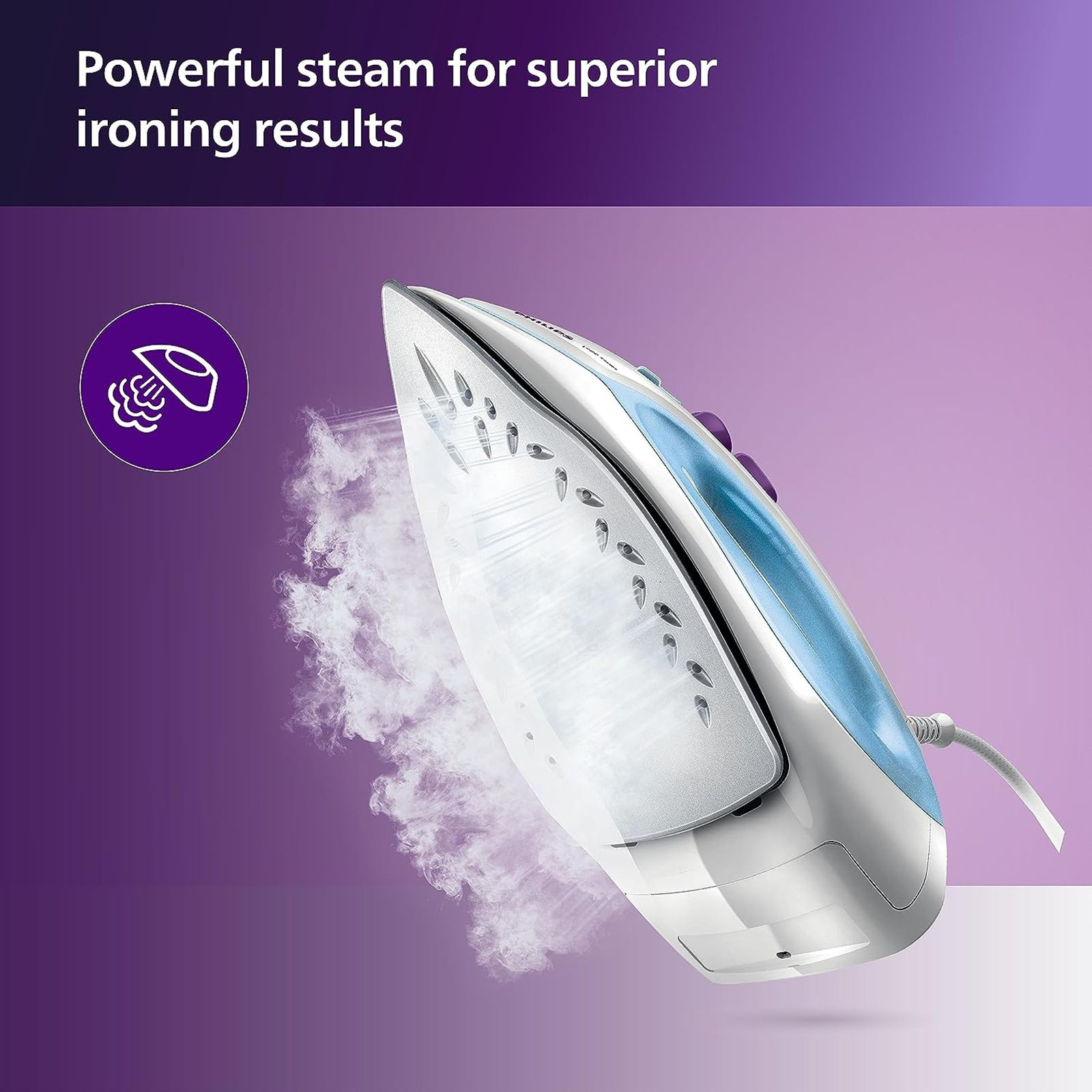 Philips GC1905/40 1440-Watt Steam Iron with Spray - Thumbnail 3