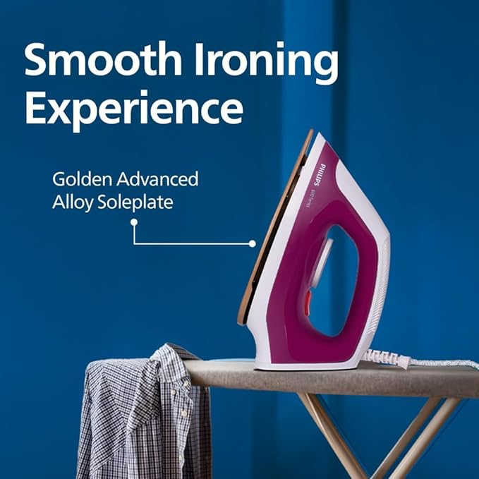 Philips Dry Iron DST0610/30 Powerful 1000 Watts for Fast heat up - Thumbnail 3