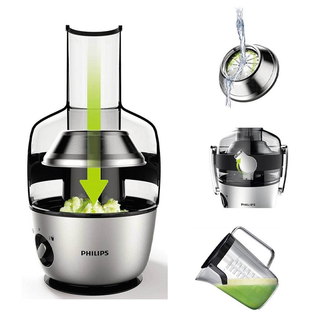 Philips Juicer HR1922 Avance Collection – 1200W | FiberBoost | XXL Feeding Tube - Thumbnail 5
