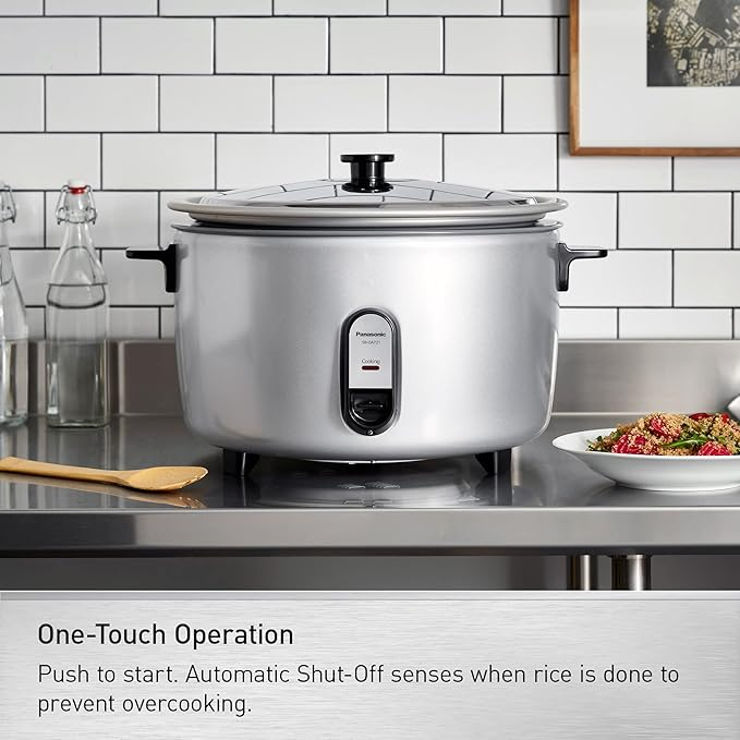 Panasonic SR-GA721 Commercial Rice Cooker – 7.2 Liter | 2500W | 40 Cups | Auto Keep Warm - Thumbnail 2