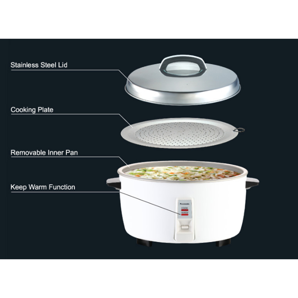 Panasonic SR-GA321 Conventional Rice Cooker – 3.2L | 1025W | 1–17 Cups | 5-Hour Keep Warm - Thumbnail 3