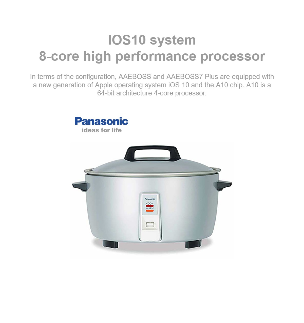 Panasonic SR-GA321 Conventional Rice Cooker – 3.2L | 1025W | 1–17 Cups | 5-Hour Keep Warm - Thumbnail 2