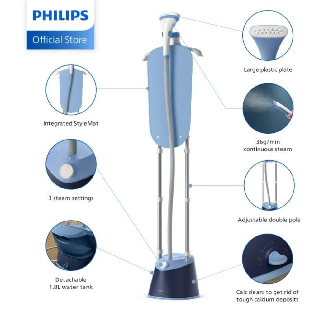 Philips Ste1030/ 20 Garment Steamer 1000 Series || 1800W - Thumbnail 4
