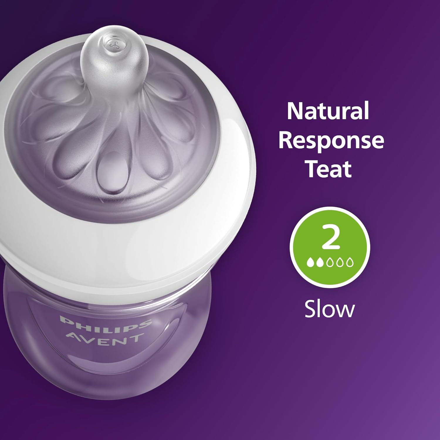Philips Avent Natural Response Baby Feeding Bottle (0m+) 125ml (Model: SCY900/01) - Thumbnail 3