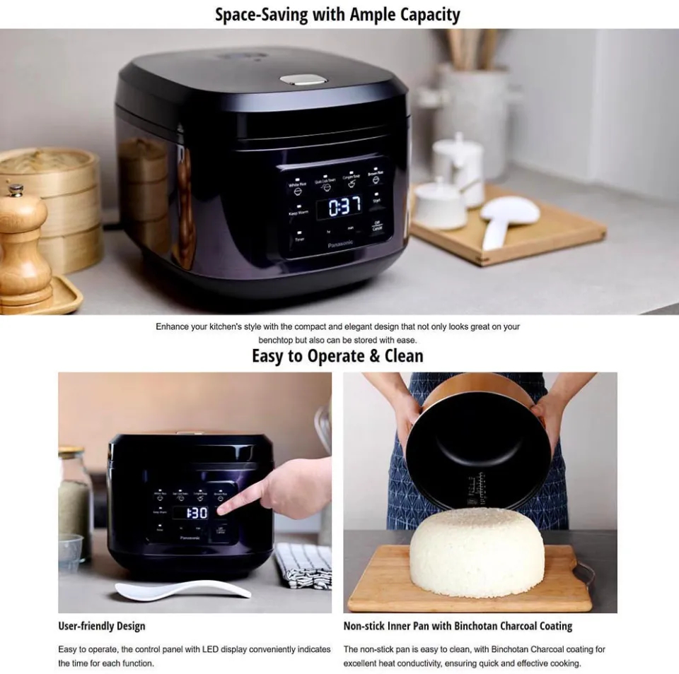 Panasonic 1.8L SR-DA182 Rice Cooker - Thumbnail 4