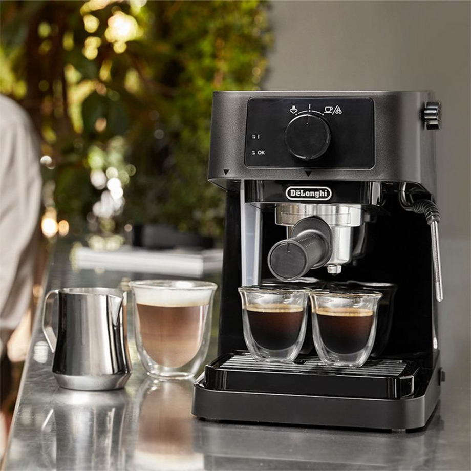 De’Longhi EC230.BK Manual Espresso Coffee Machine (Black) Compact Design | 15-Bar Pump | Cappuccino System - Thumbnail 4