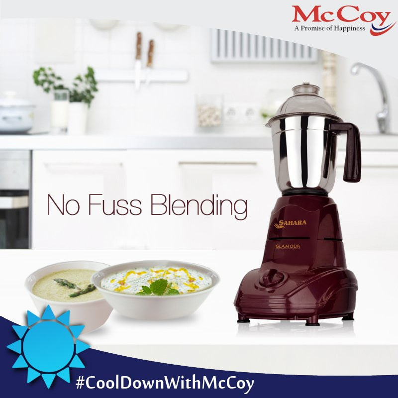 Sahara Glamour Mixer Grinder 3 Stainless Steel Jars 750Watts - Thumbnail 4