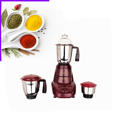 Sahara Glamour Mixer Grinder 3 Stainless Steel Jars 750Watts - Thumbnail 3