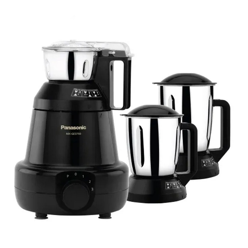 Panasonic MX-GE3750 (Black) Mixer Grinder 1200W With 3Jar. - Thumbnail 2