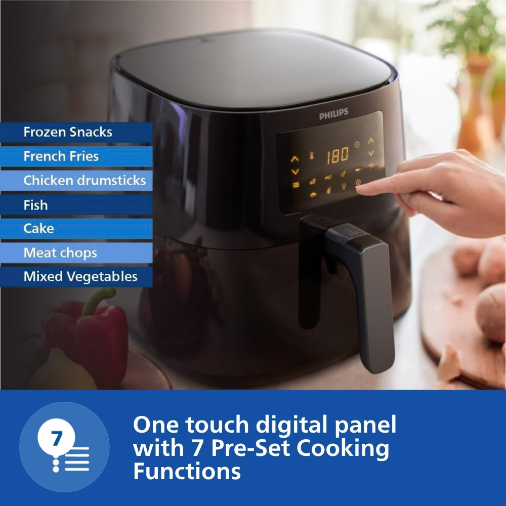 PHILIPS Airfryer HD9252 Rapid Air Technology With 4.1L And 1400w - Thumbnail 6