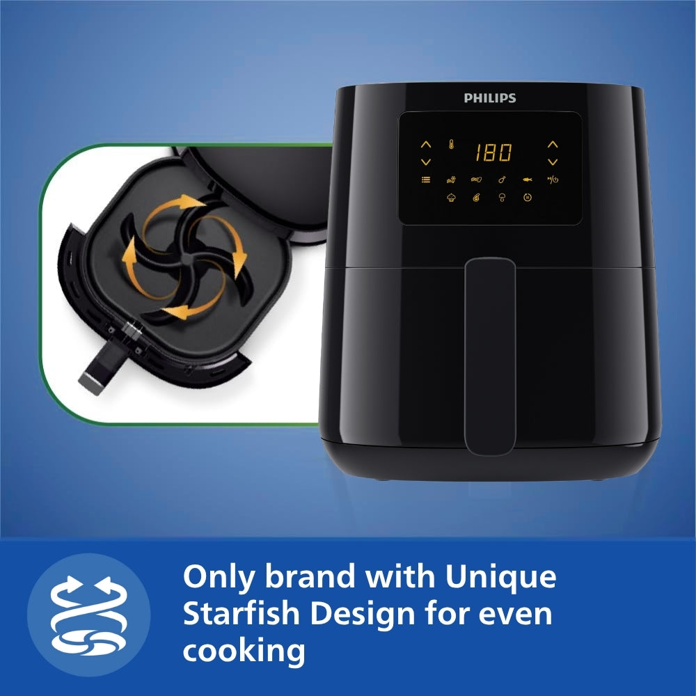 PHILIPS Airfryer HD9252 Rapid Air Technology With 4.1L And 1400w - Thumbnail 5