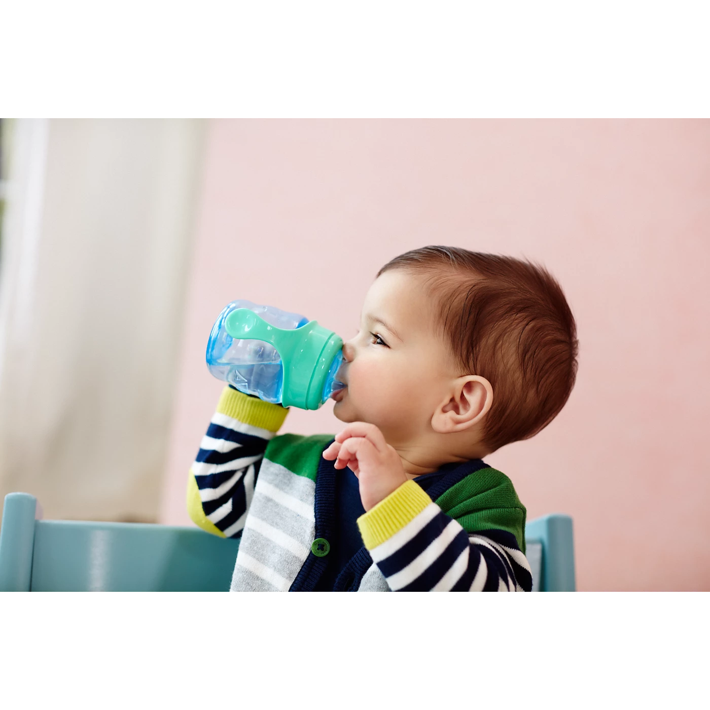 Philips Avent Spout Cup SCF551/05  (6m+) 200ml - Blue - Thumbnail 4