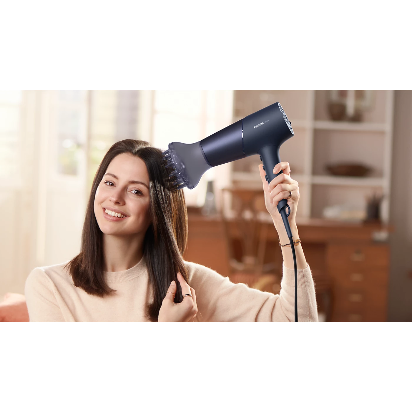 Philips BHD510/00 Series-5000 ThermoShield Professional Hair Dryer | 2300 Watt - Thumbnail 3