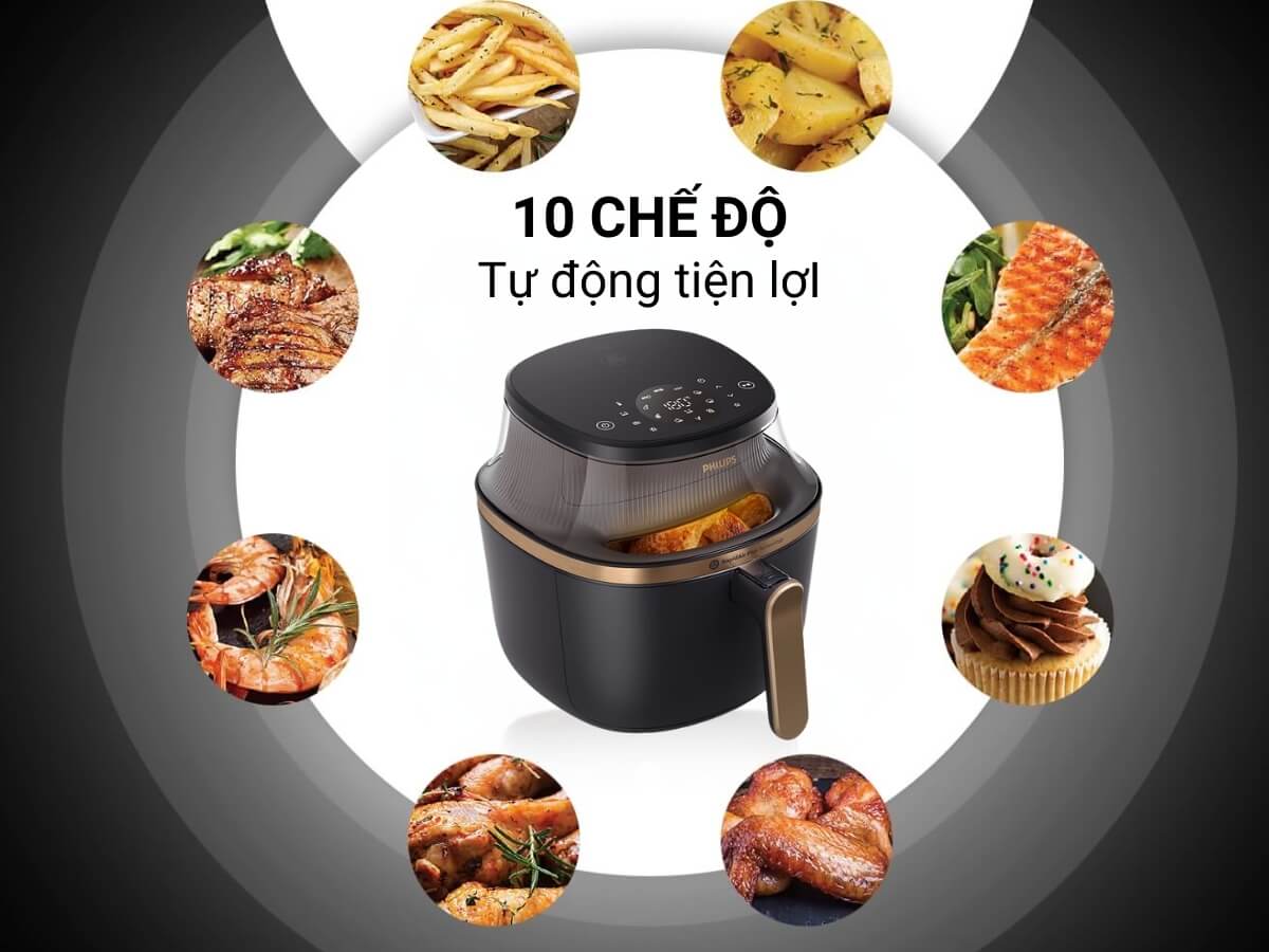 Philips 3000 Series Air Fryer 7.2L NA342 Rapid Air Plus Technology 2000W - Thumbnail 2