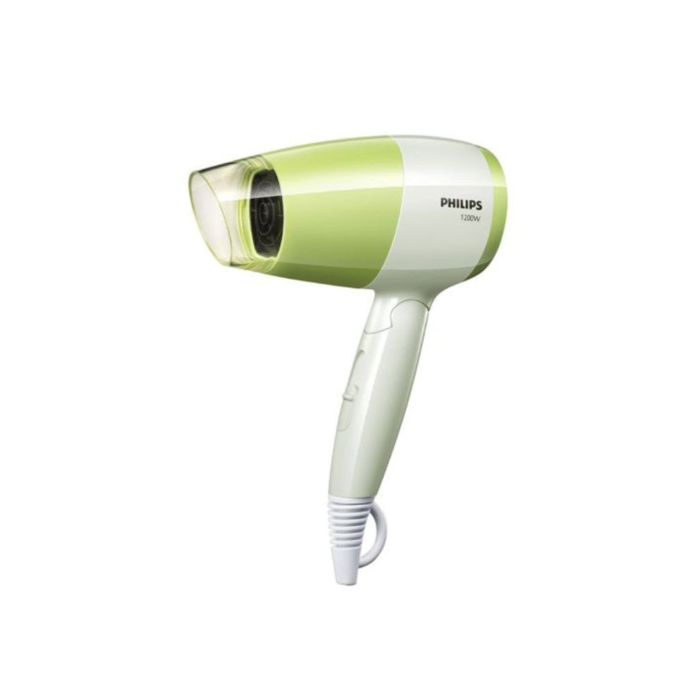 Philips Essential Hair Dryer BHC015– ThermoProtect 1200W | Compact, Foldable & Gentle Drying (Green) - Thumbnail 5