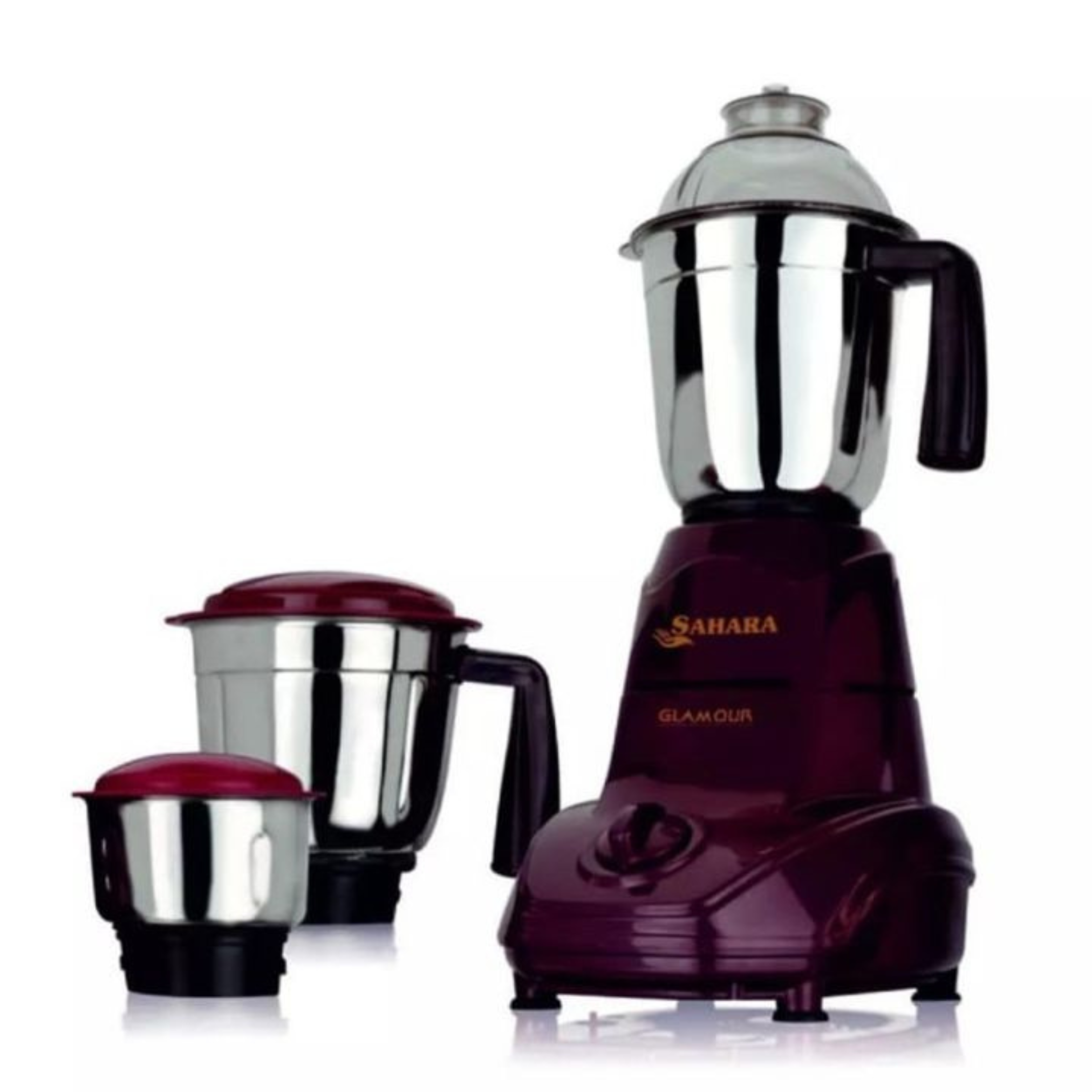 Sahara Glamour Mixer Grinder 3 Stainless Steel Jars 750Watts - Thumbnail 2
