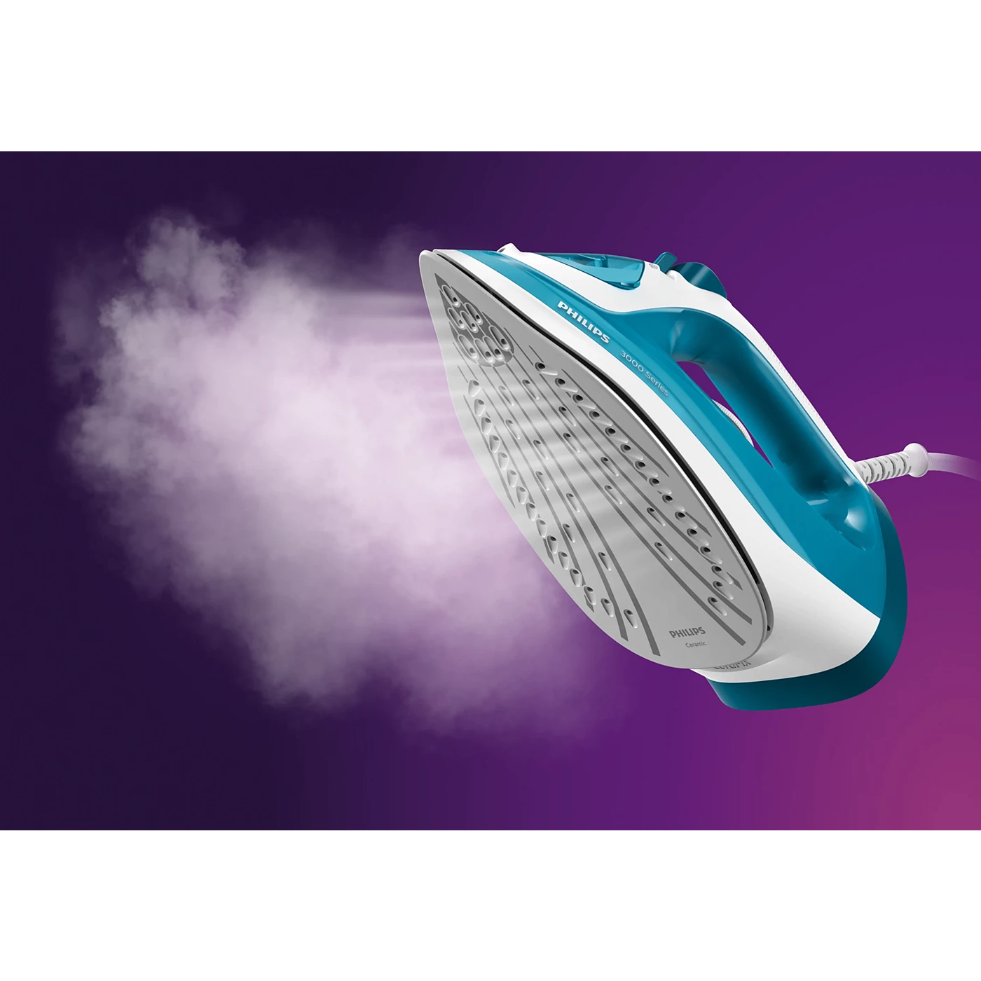 Philips 3000 Series Steam Iron with Steam Boost (DST3011/20) – Efficient Garment Care - Thumbnail 2