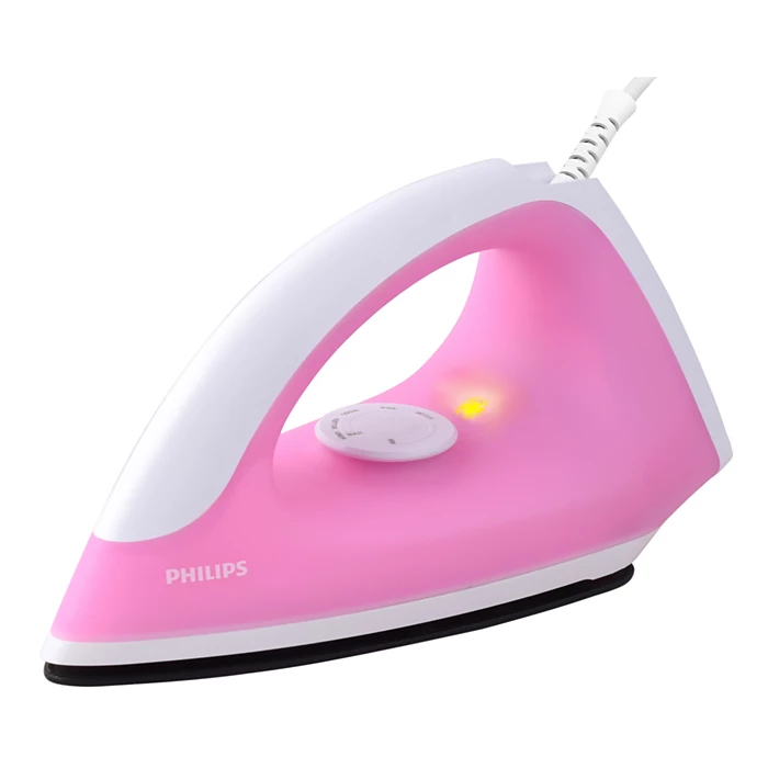 Philips Dry Iron GC091 750 Watts Nonstick (Pink Color) - Thumbnail 3