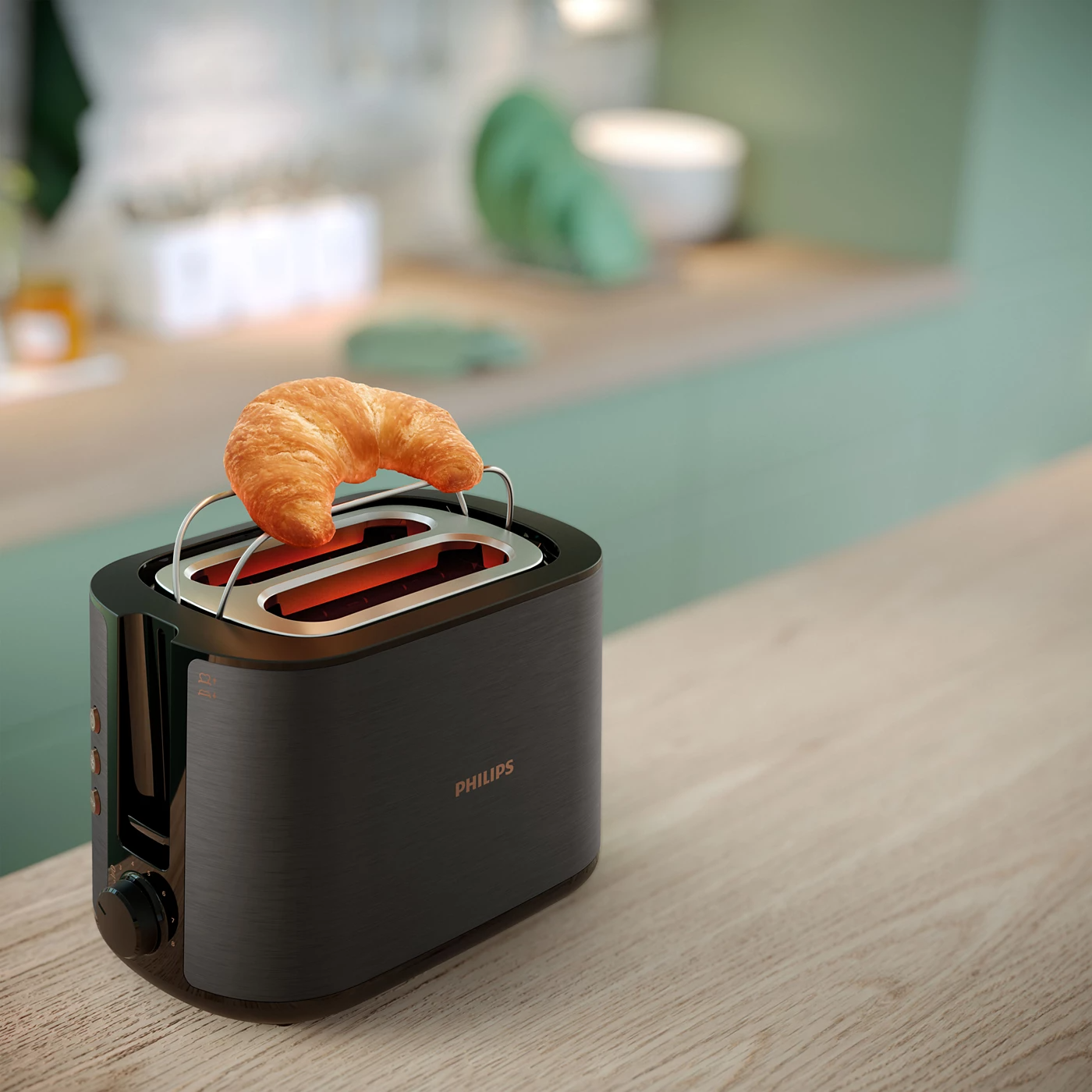 Philips HD2650/31 Series-5000 2-Slot Bread Toaster - Thumbnail 4