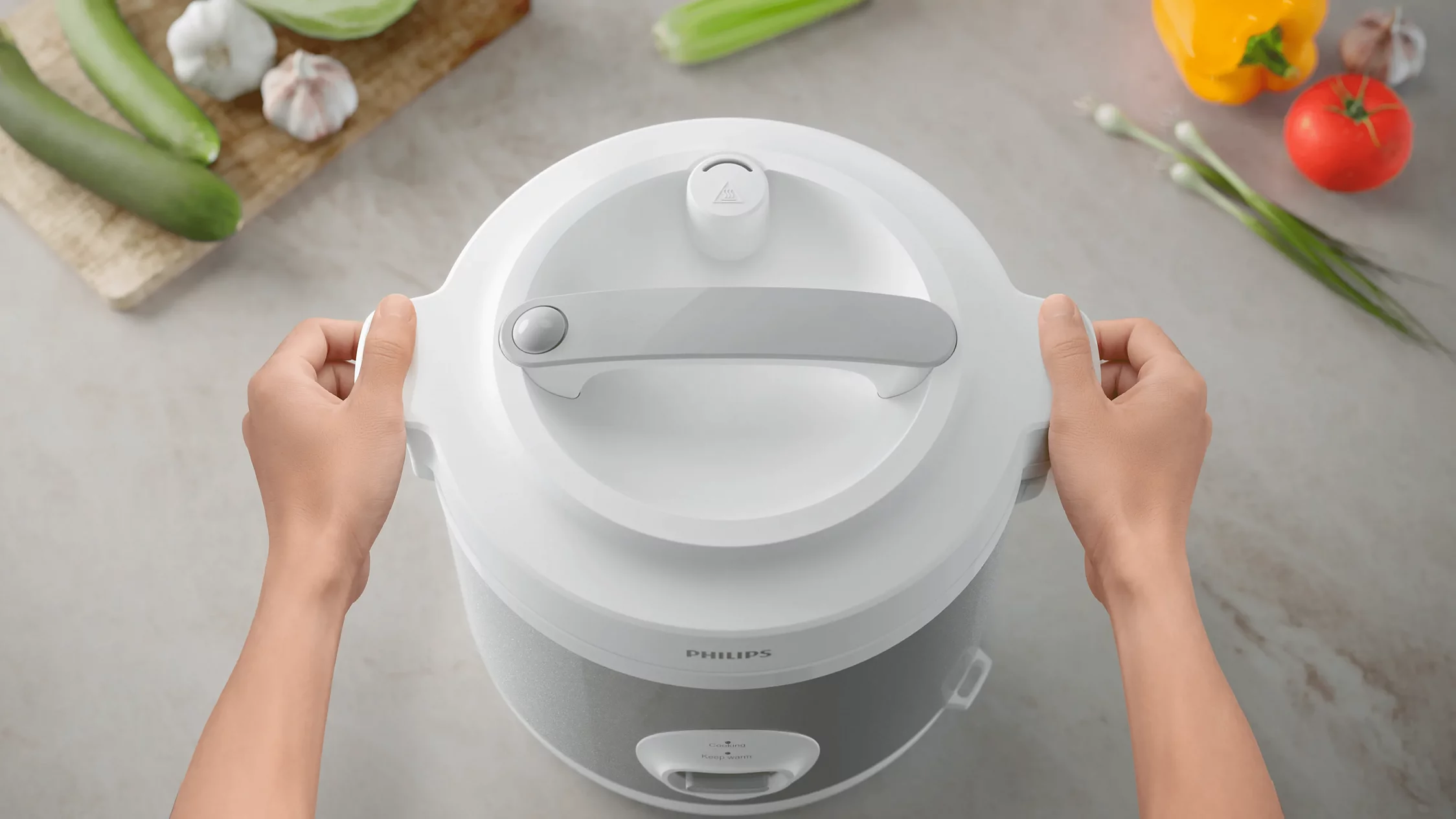Philips Rice Cooker 1000 Series HD3008/30 |1.8L Capacity | - Thumbnail 2