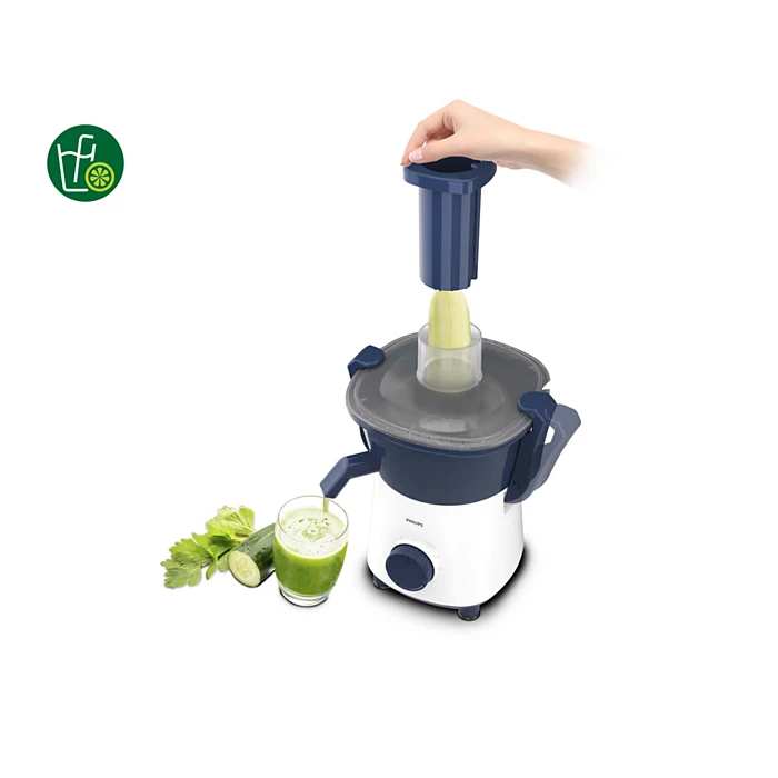 Philips Juicer HL7566/00, 500 Watts (Deep Azure) - Thumbnail 4