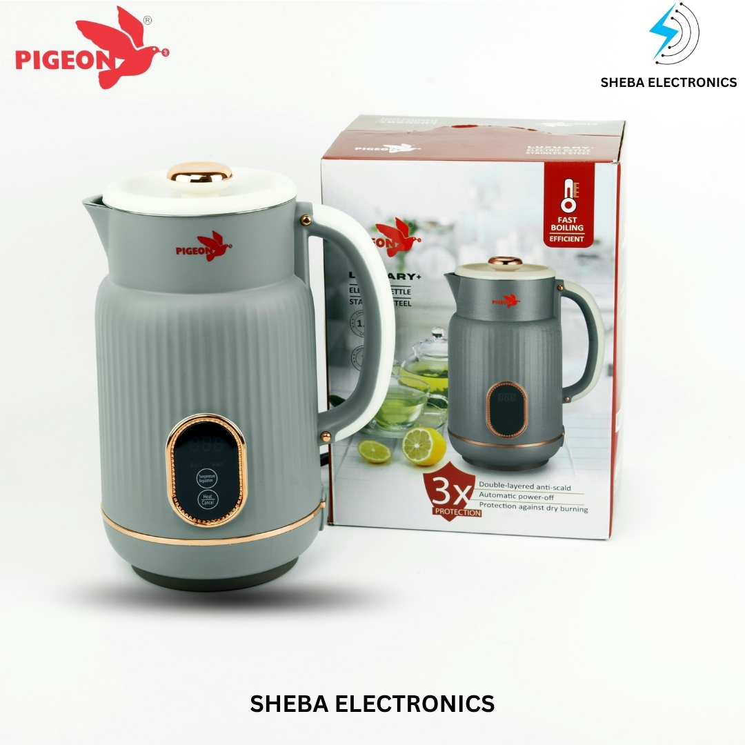 Pigeon Luxuary Plus - Model PG-04 Electric Kettle Stainless Steel 1.8 Ltr - Thumbnail 6